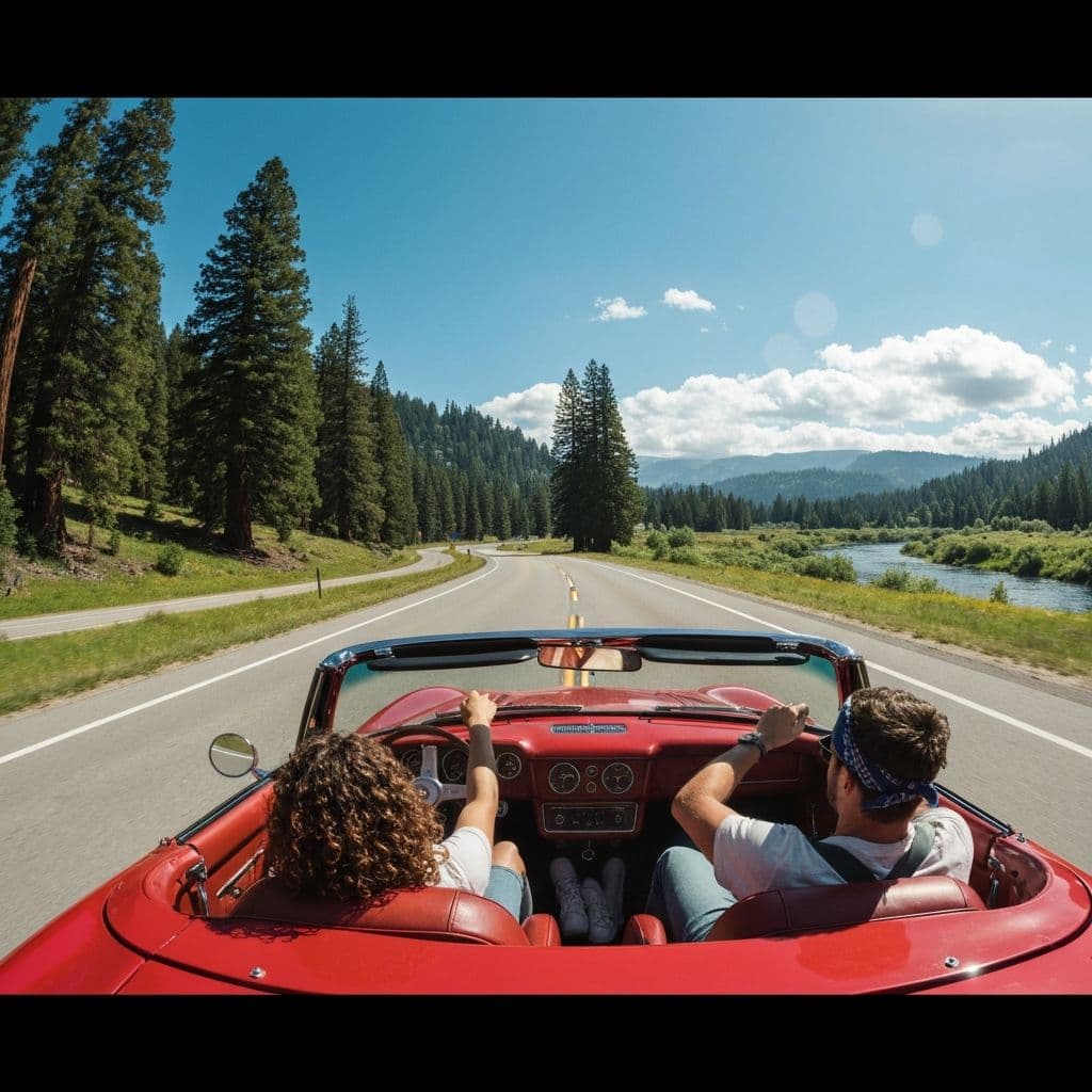 Coastal highway winding along cliffs